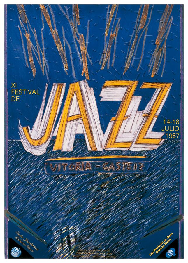 40 años de carteles del Jazz en VItoria