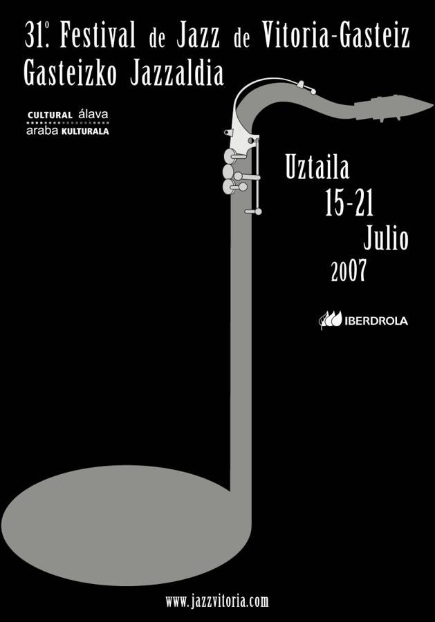 40 años de carteles del Jazz en VItoria