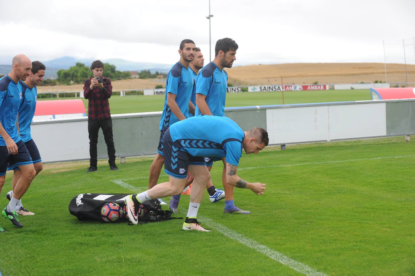 Primer entrenamiento del Alavés esta temporada