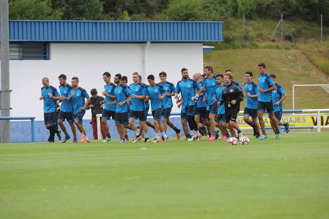 Primer entrenamiento del Alavés esta temporada