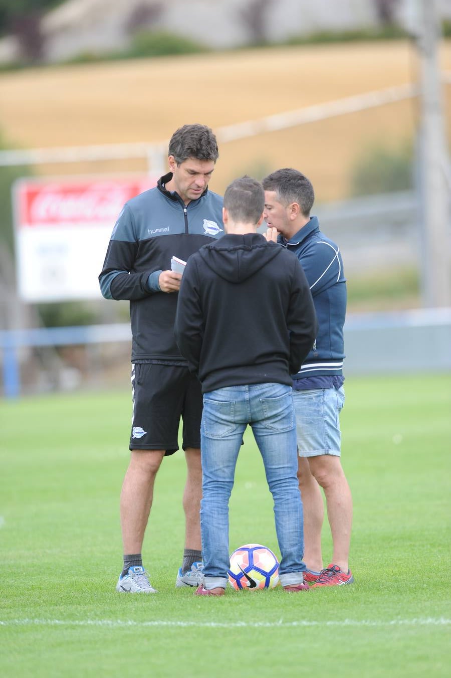 Primer entrenamiento del Alavés esta temporada