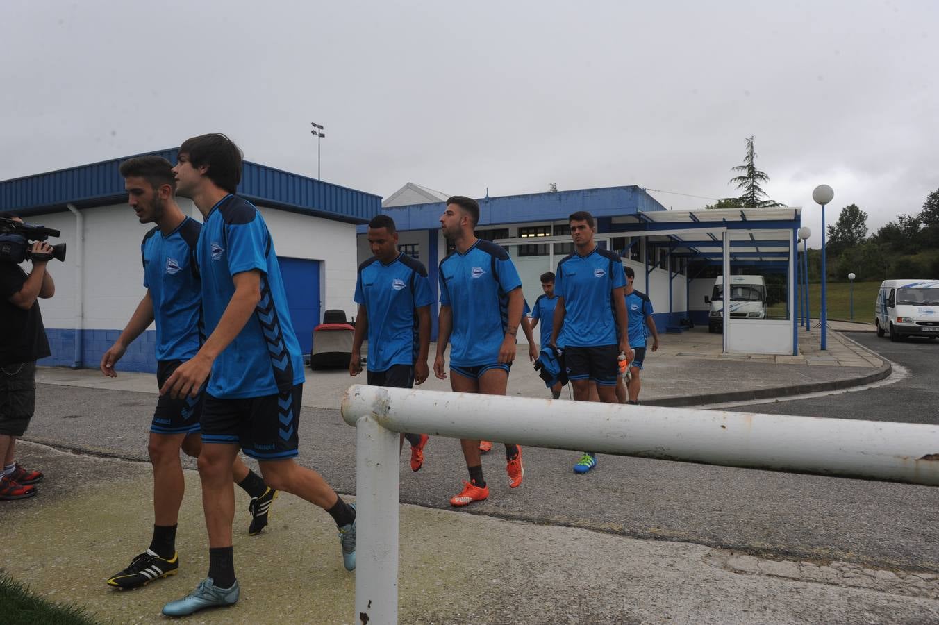 Primer entrenamiento del Alavés esta temporada