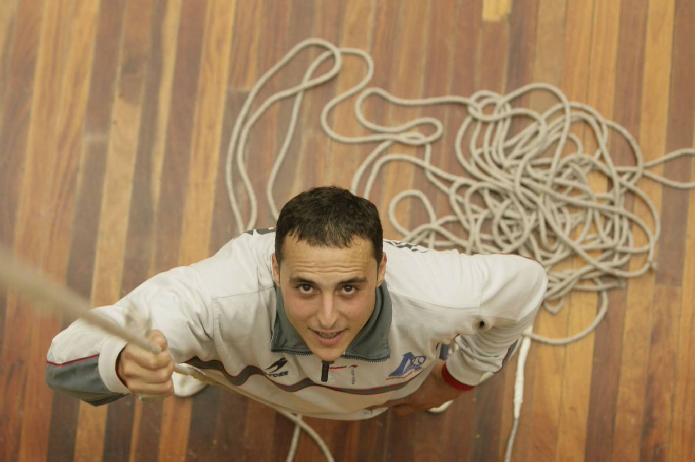 Juan Martinez de Irujo , en una entrenamiento en el fronton Ogueta 14/06/2010