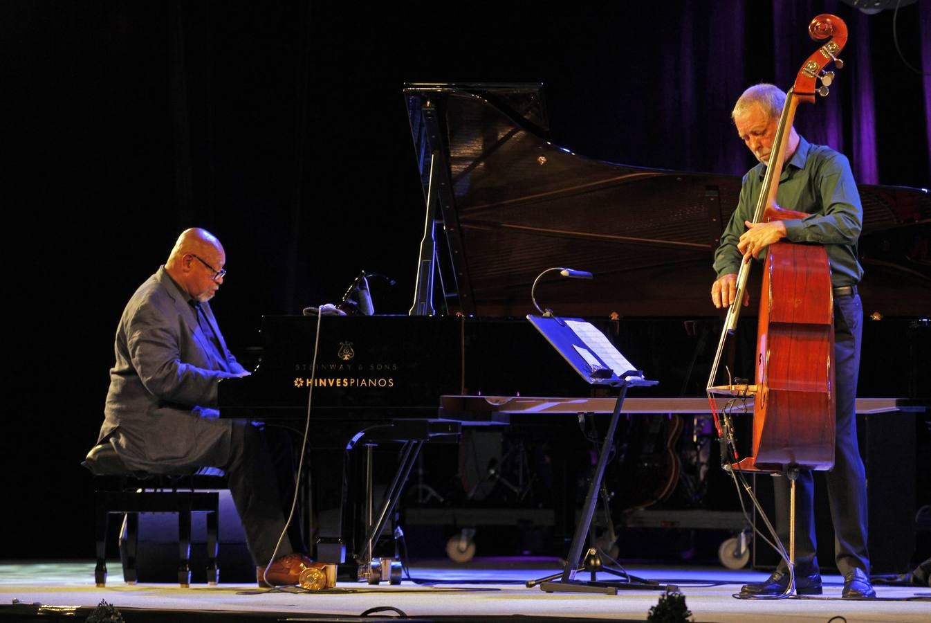 Actuaciones de Dave Holland y Kenny Barron en el festival de jazz de Vitoria