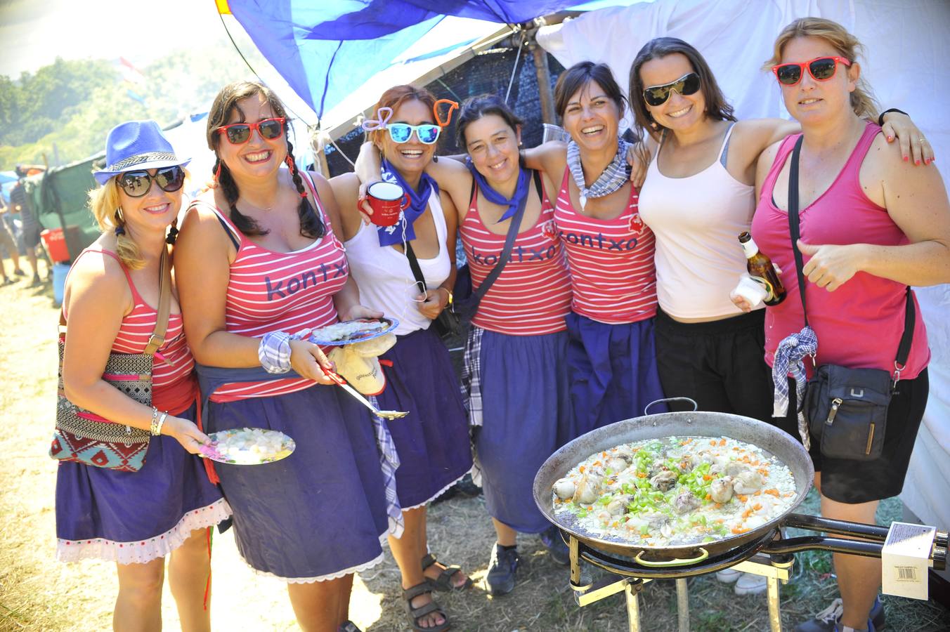 Getxo se relame con una sabrosa paella