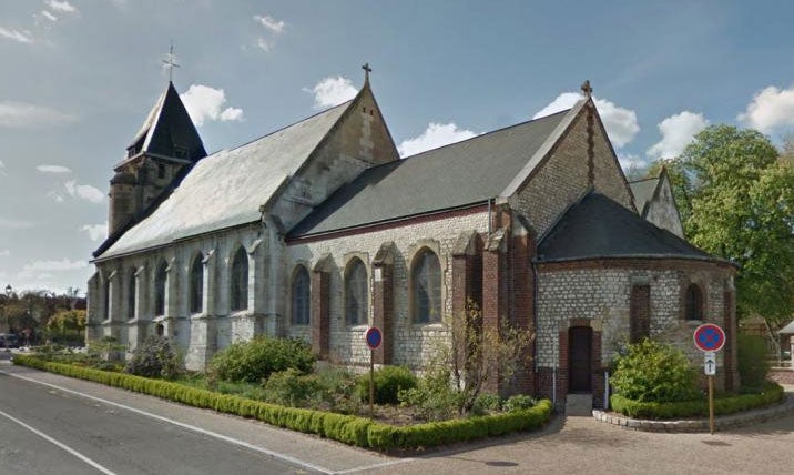Las imágenes del secuestro en en la iglesia de Saint Etienne du Rouvray