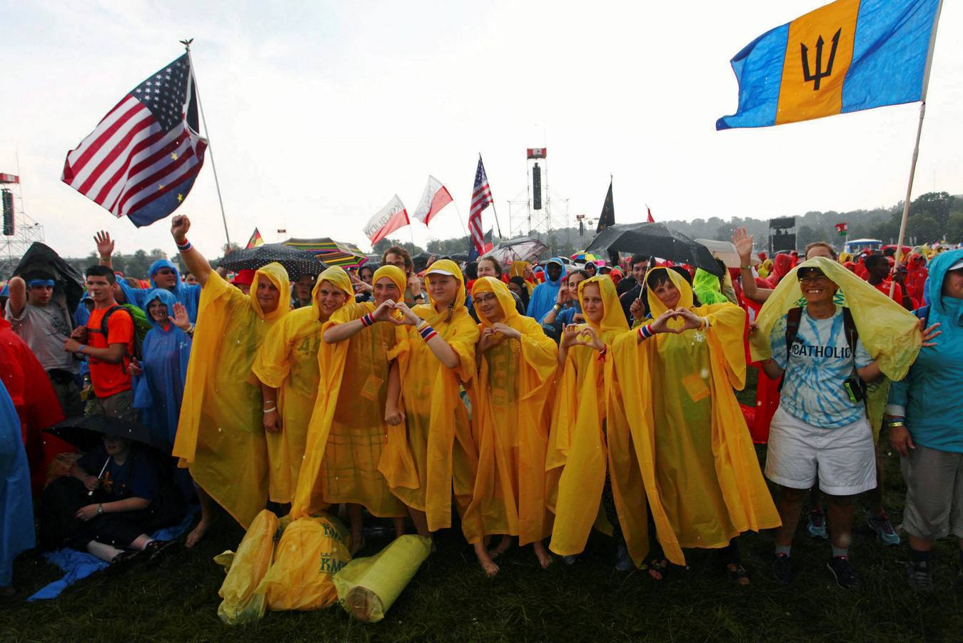 Pasados por agua por ver a Francisco