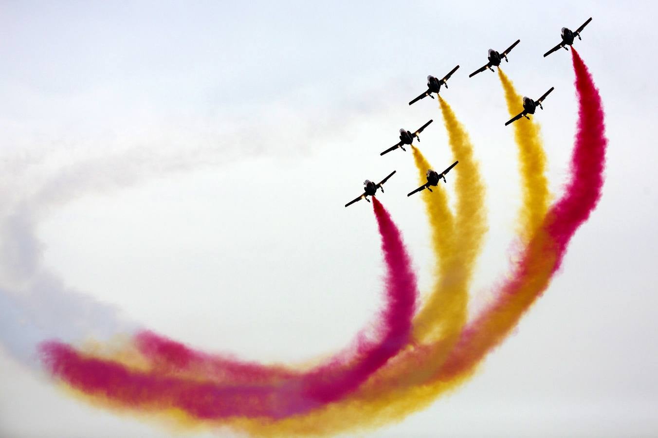 Exhibición aérea internacional en Málaga