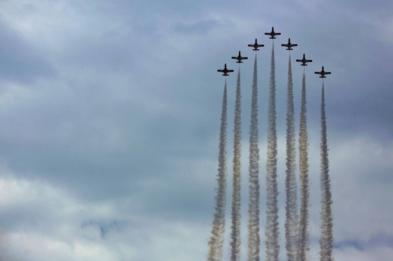 Exhibición aérea internacional en Málaga