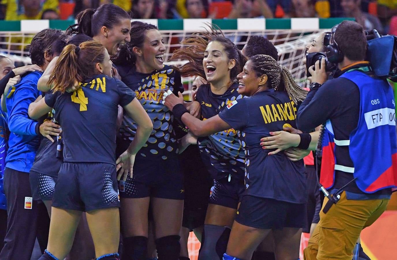 Así celebraron las Guerreras su triunfo sobre Brasil