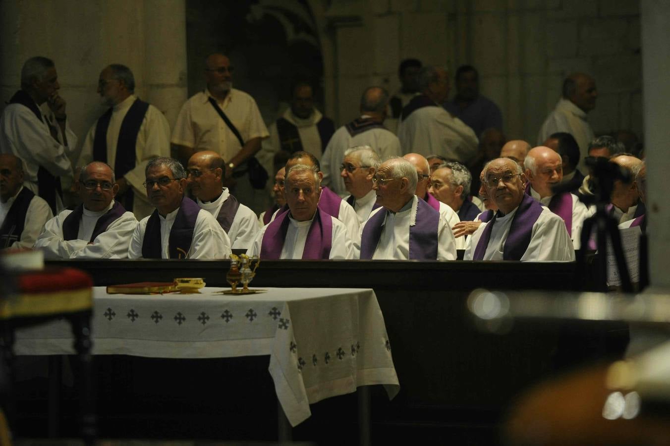 Vitoria y la comunidad religiosa da un emotivo adiós a su obispo emérito fallecido, Miguel Asurmendi