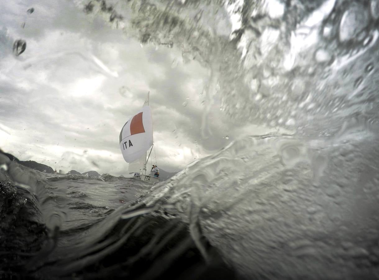 Elena Berta, de Italia, y Alice Sinno.