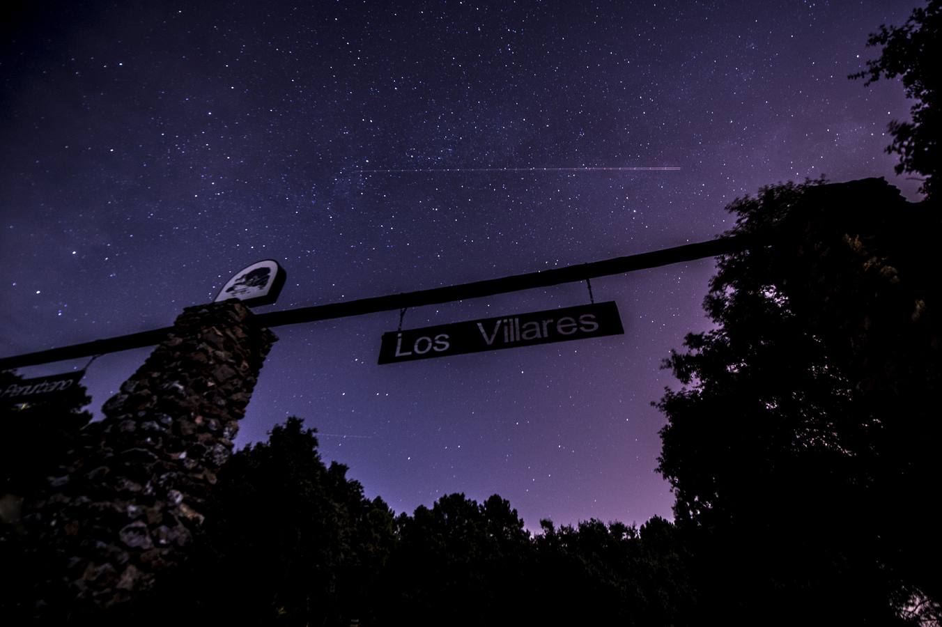 Las Perseidas, vistas desde Córdoda, en el parque forestal de Los Villares, ubicado en Sierra Morena.