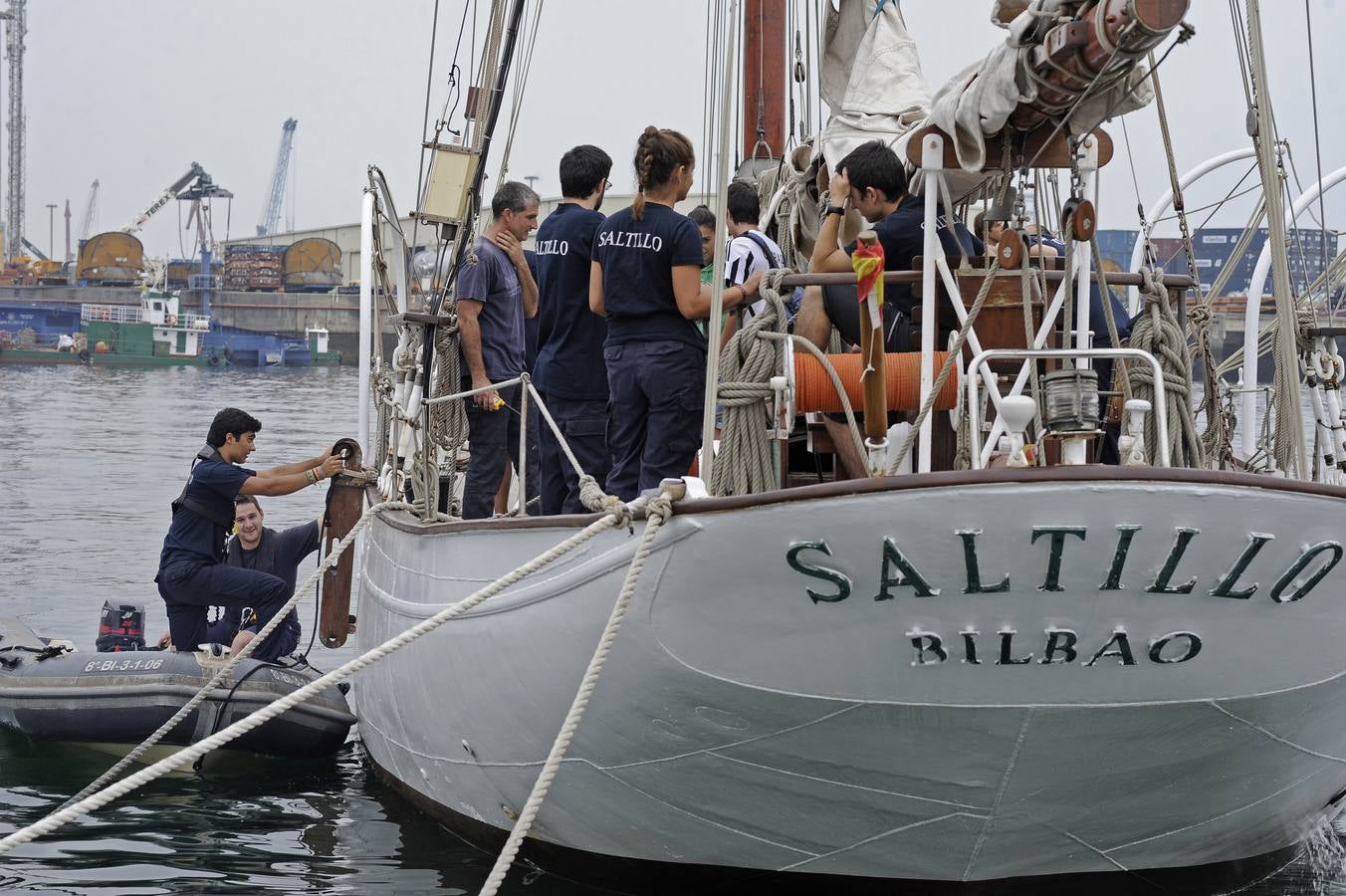 El &#039;Saltillo&#039; zarpa hacia su Kostera por Euskadi