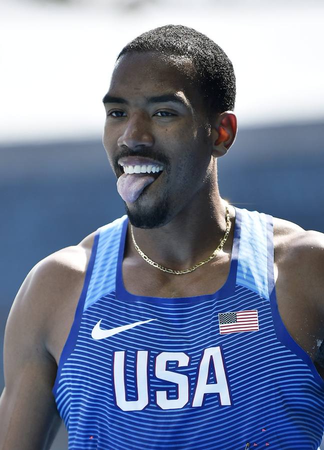 Los estadounidenses Taylor y Claye, hicieron oro y plata en salto de altura