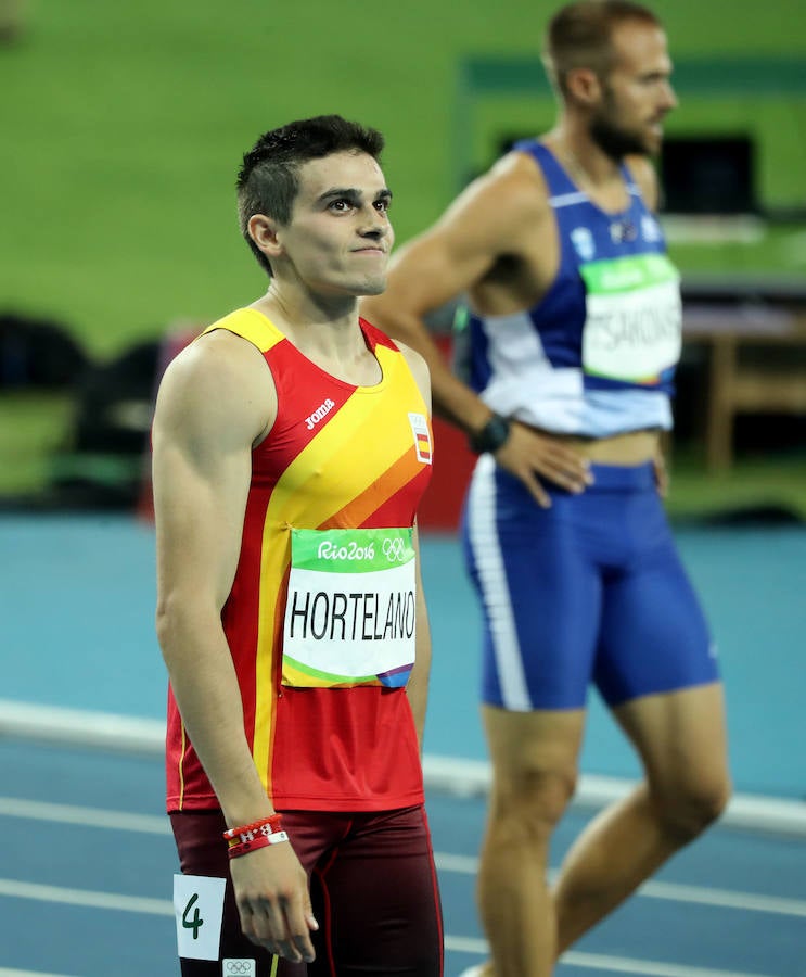 Bruno Hortelano se queda fuera de la final de los 200 metros