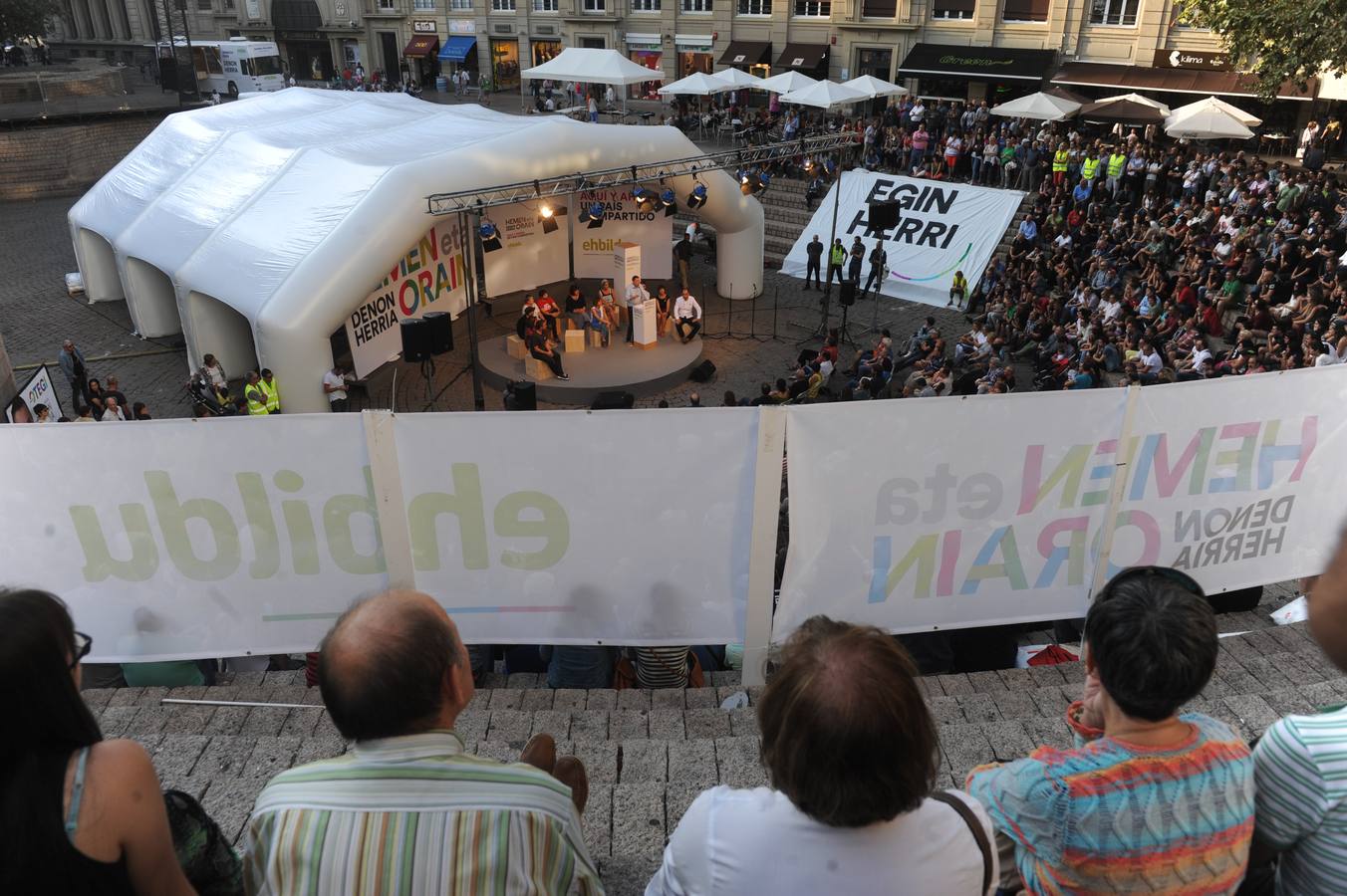 Acto de campaña de EH Bildu