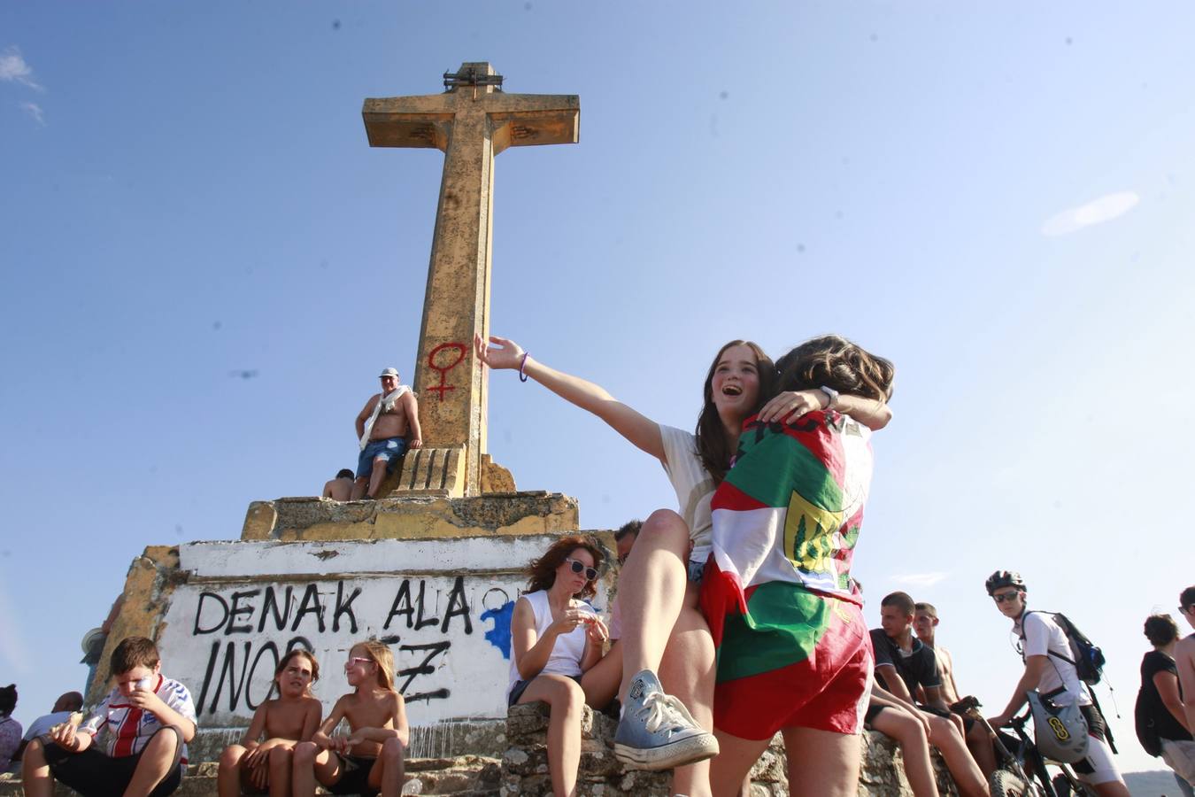 Calor, diversión y buenos alimentos en el día de Olárizu