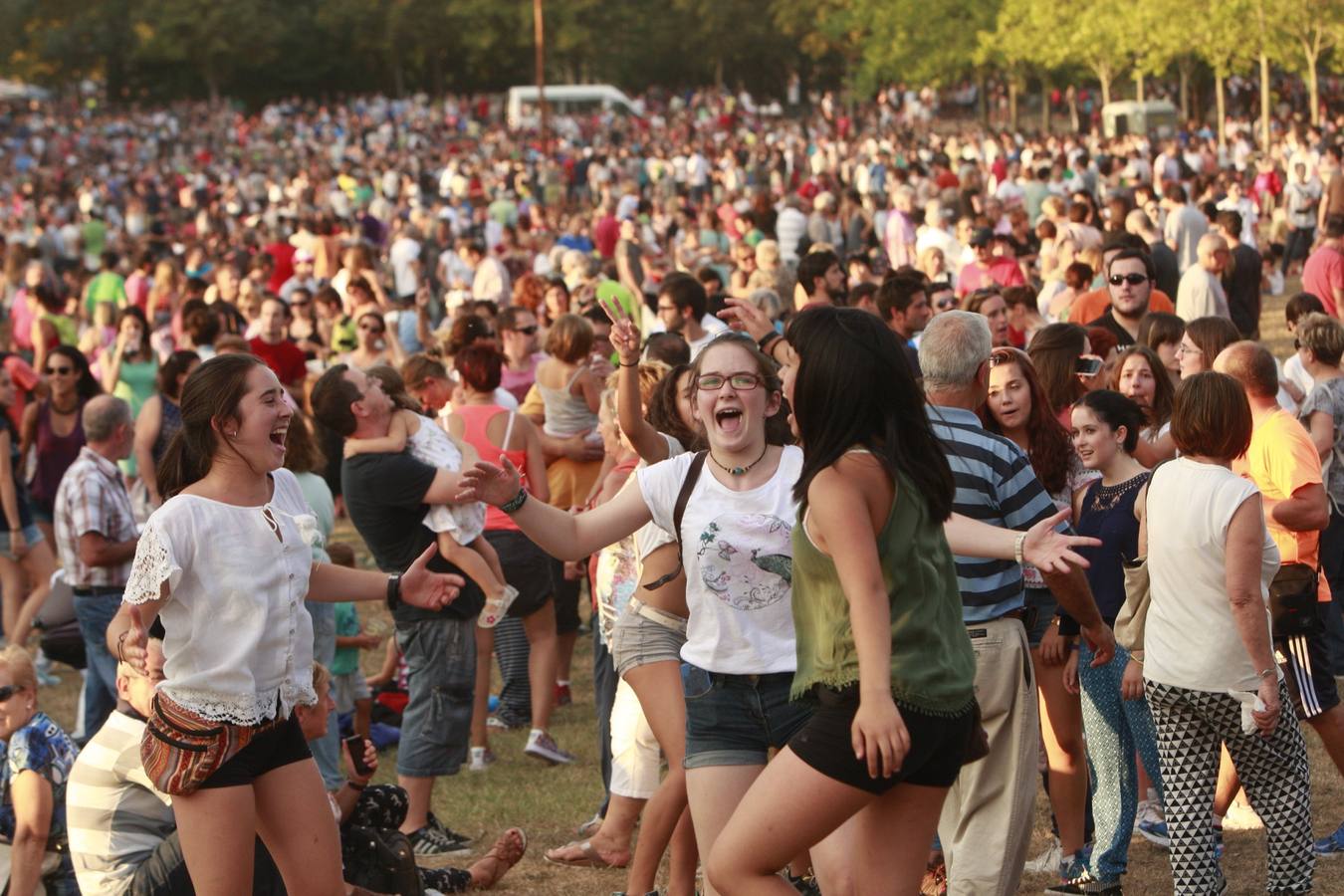 Calor, diversión y buenos alimentos en el día de Olárizu