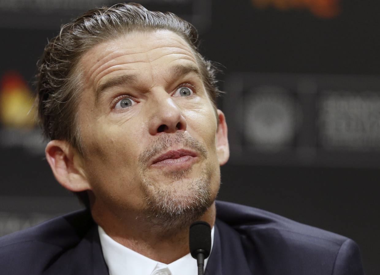 Ethan Hawke conquista el Zinemaldia con su simpatía