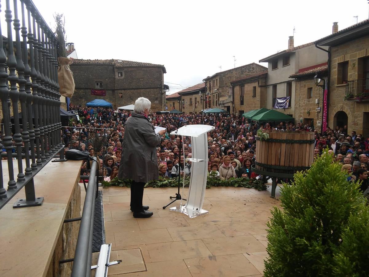 El agua no puede con el vino en Samaniego