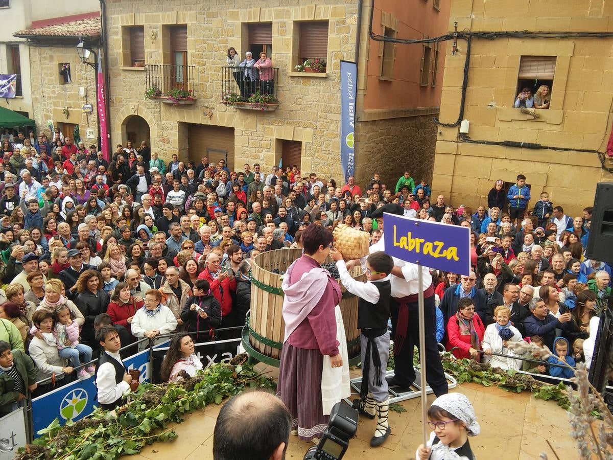 El agua no puede con el vino en Samaniego