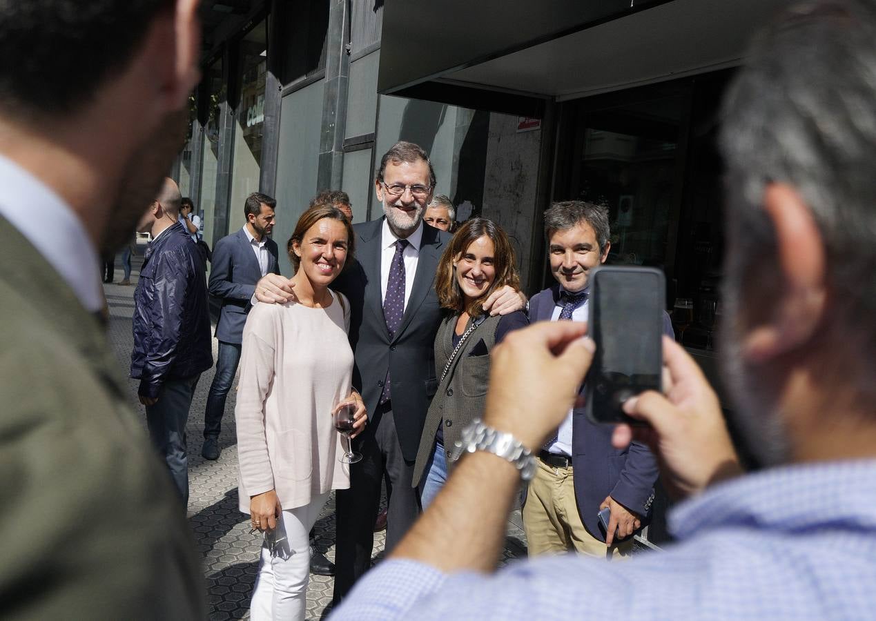 Rajoy levanta pasiones en San Sebastián