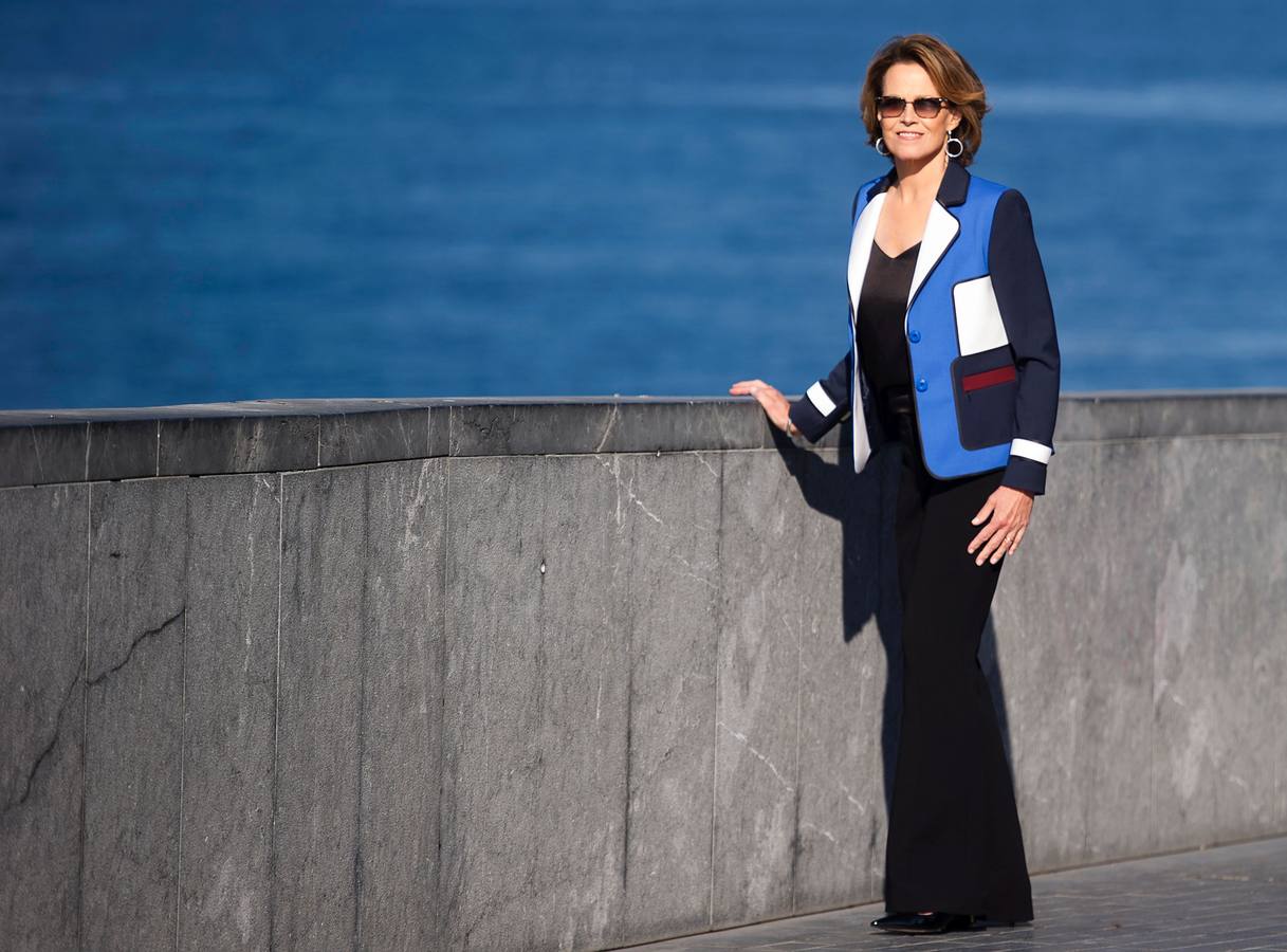 Así ha posado Sigourney Weaver en San Sebastián