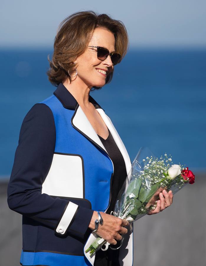 Así ha posado Sigourney Weaver en San Sebastián