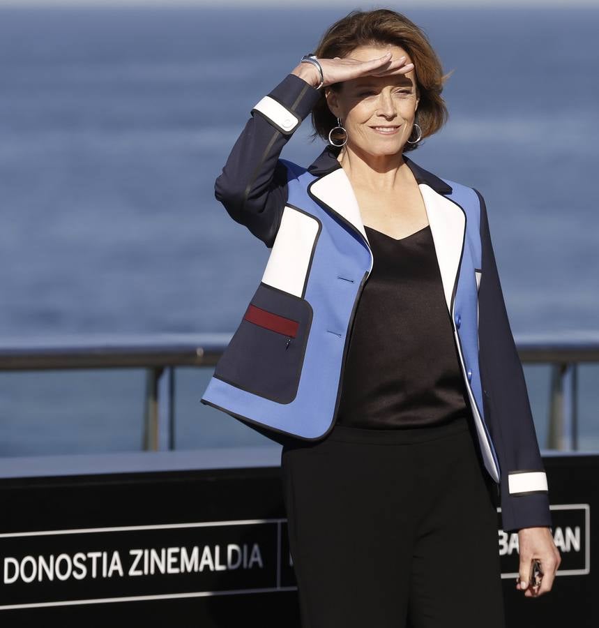 Así ha posado Sigourney Weaver en San Sebastián
