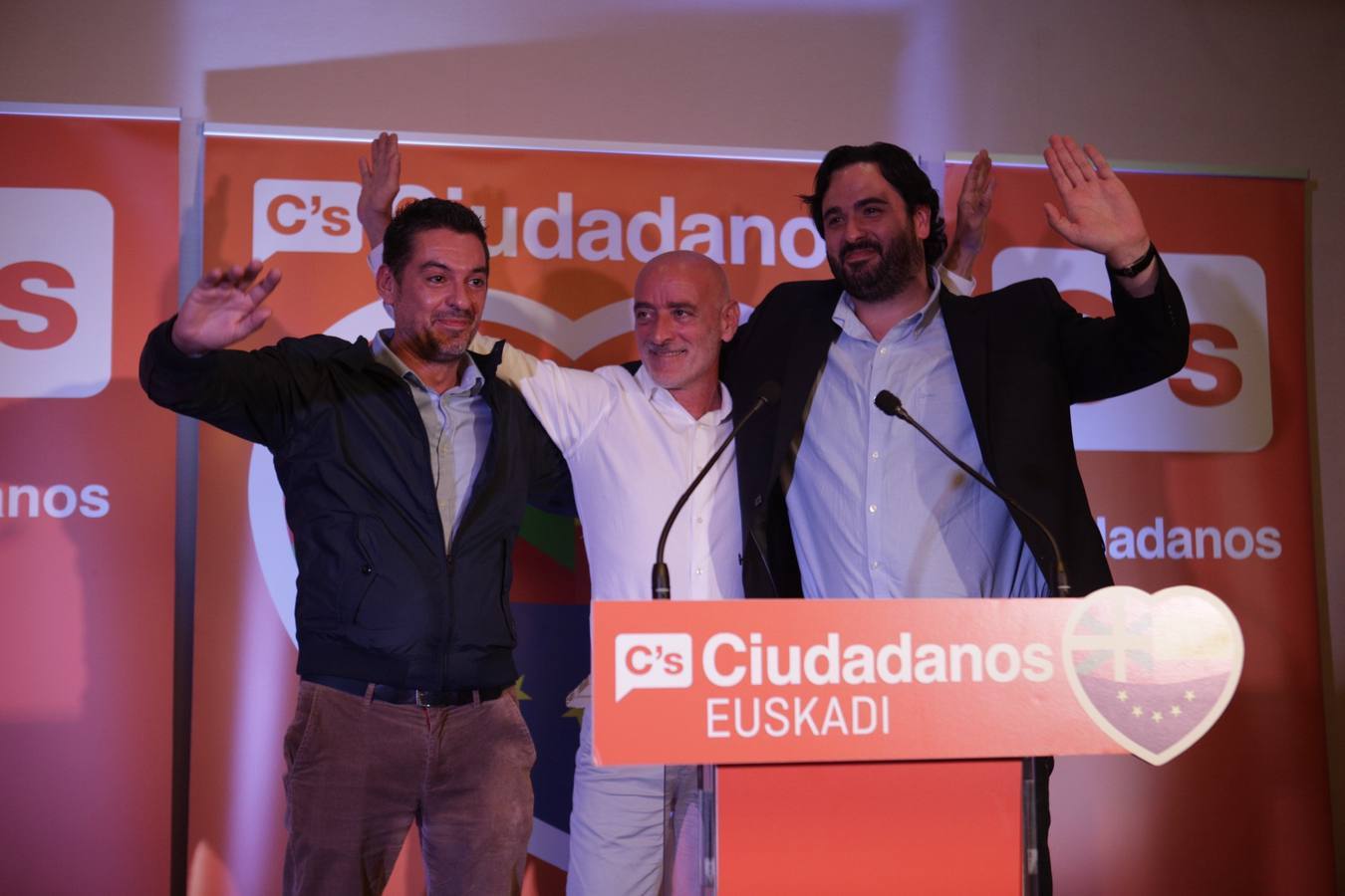 La noche electoral de todos los partidos