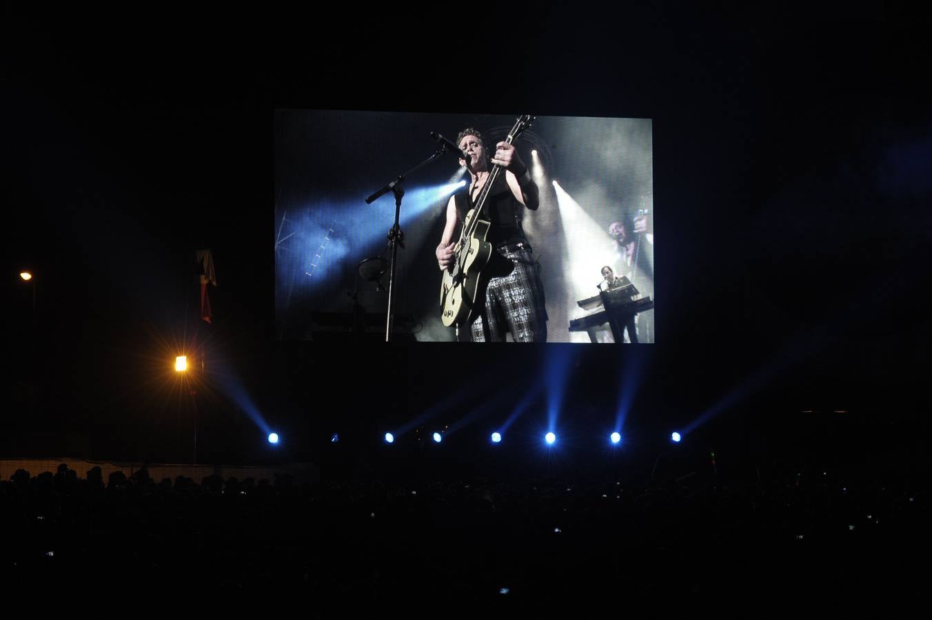 Concierto de Depeche Mode en Bilbao BBK Live 2013. 