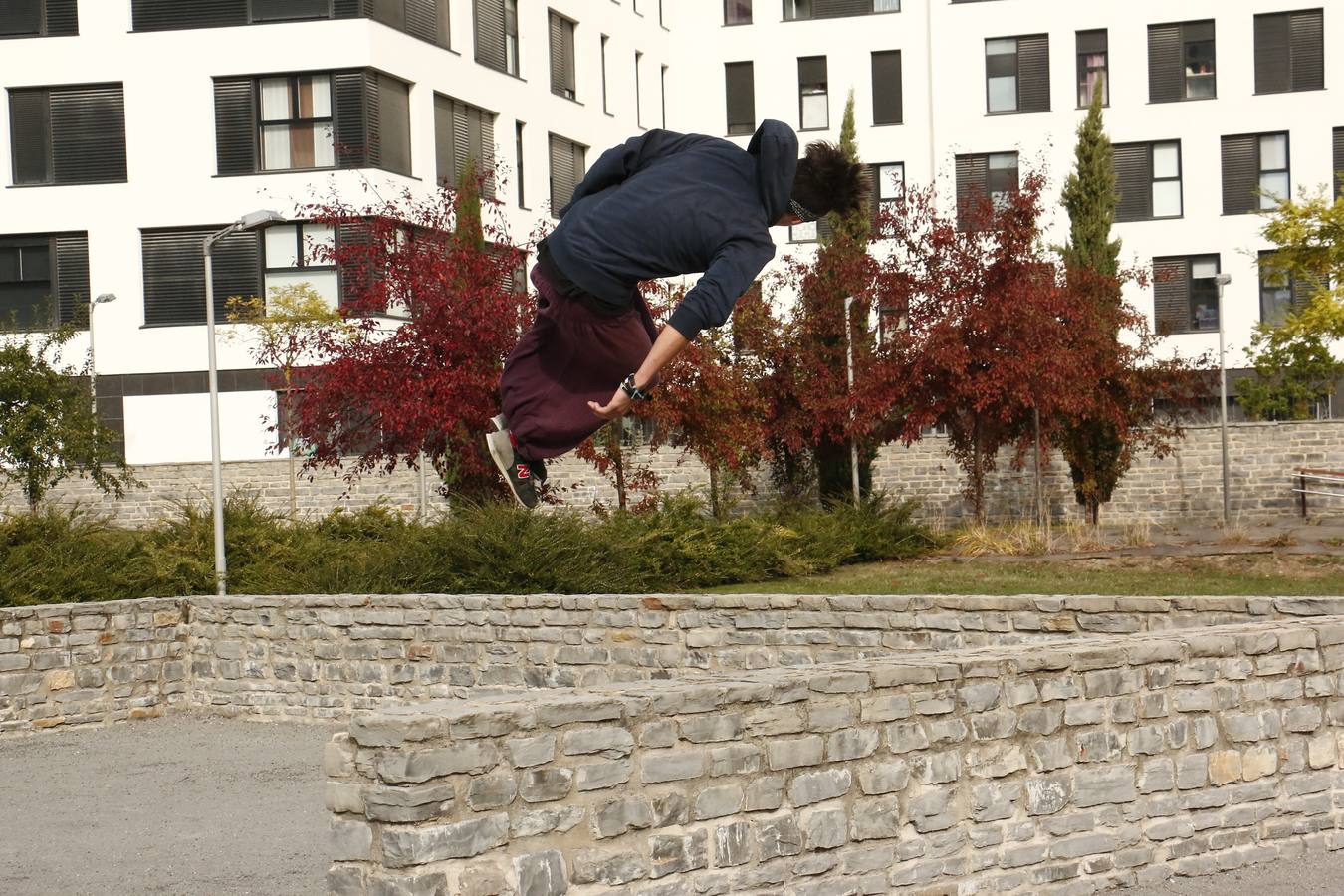 Vitoria se impulsa a la moda del parkour