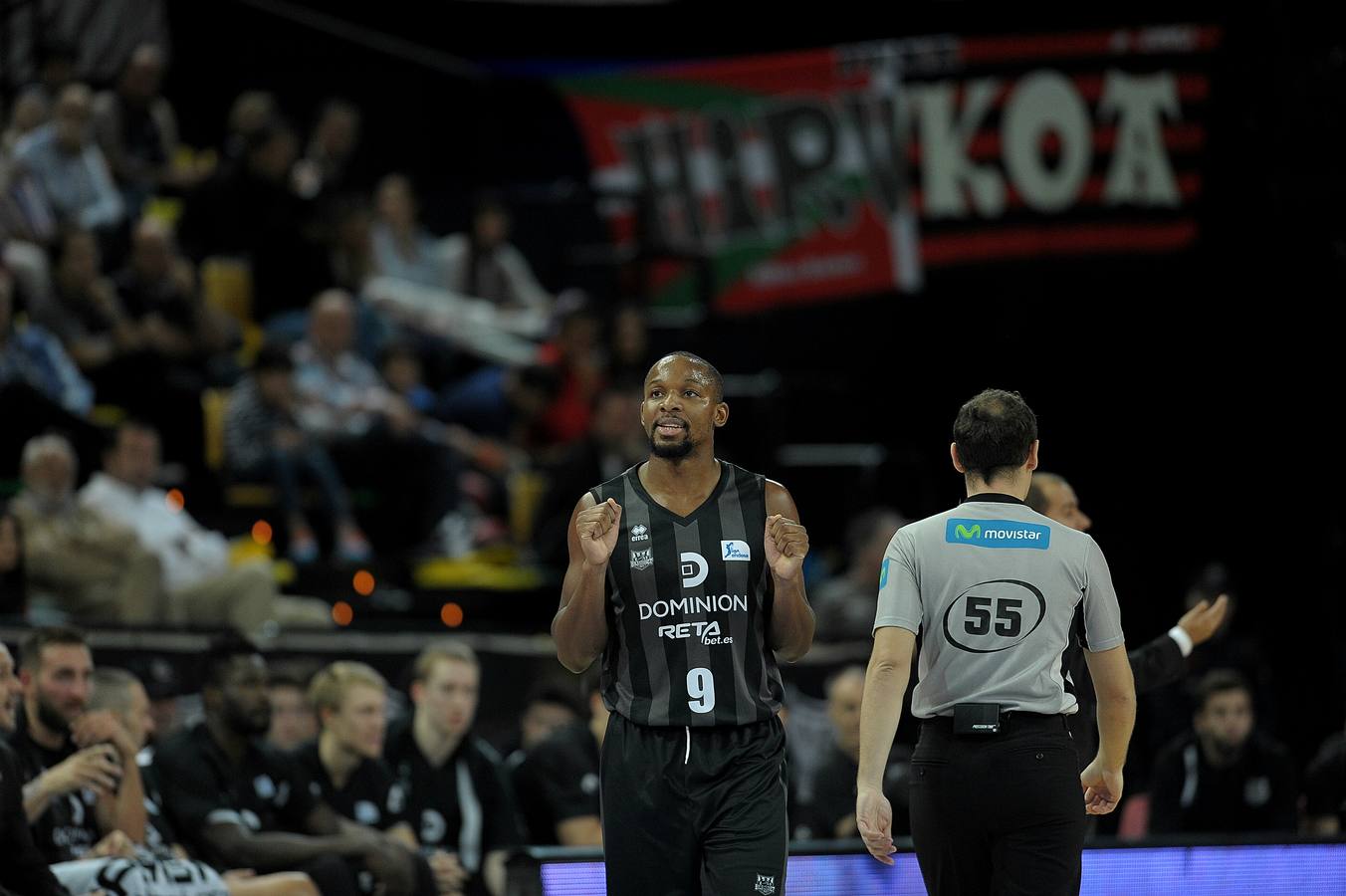 Las mejores imágenes del partido del Bilbao Basket