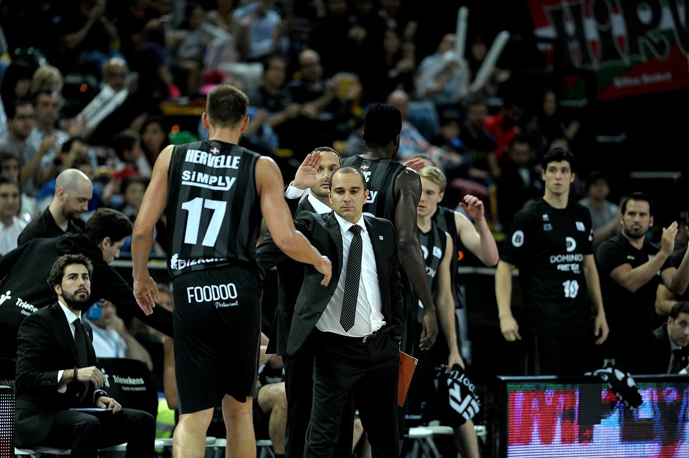 Las mejores imágenes del partido del Bilbao Basket