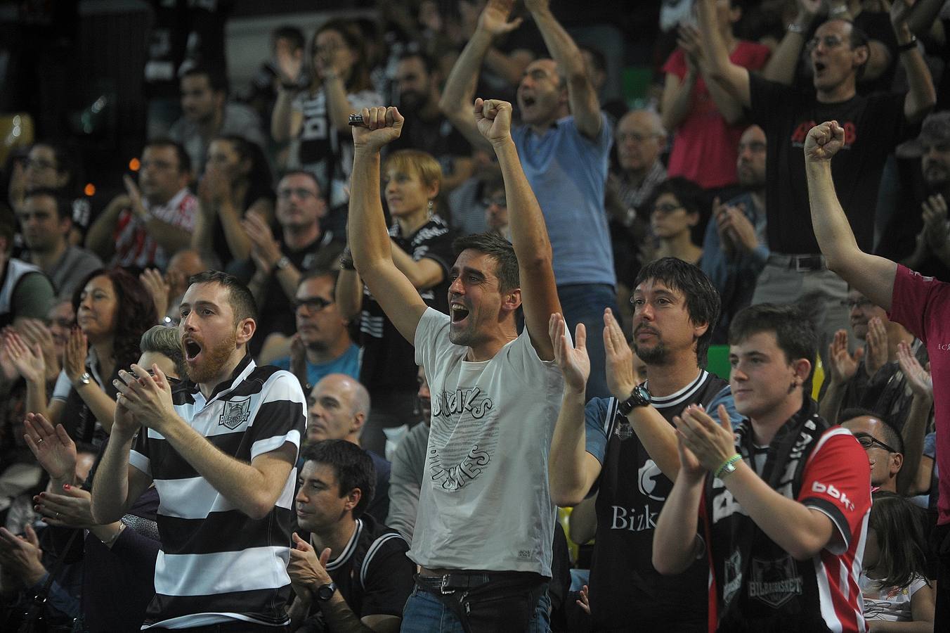 Las mejores imágenes del partido del Bilbao Basket