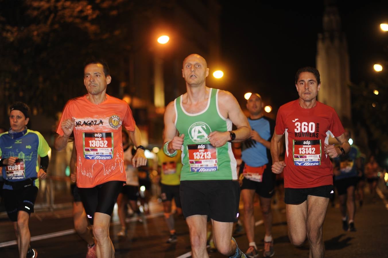 Las mejores imágenes del Bilbao Night Marathon 2016