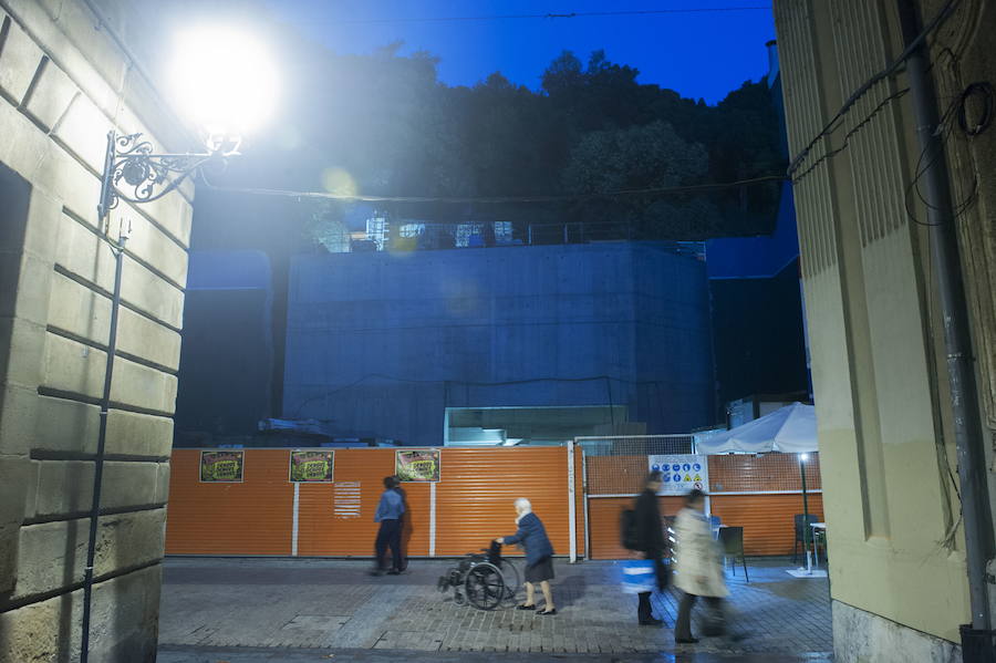 Cinema Bilbao. Acabó convertido en un frontón, que a su vez ha sido derribado para ampliar la estación de metro.