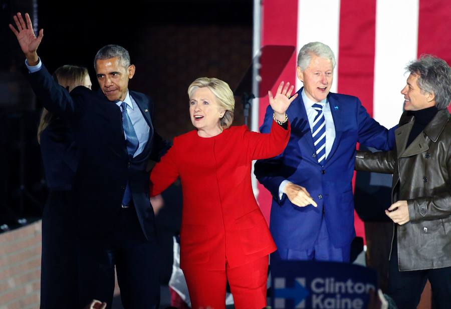 Así ha sido el acto de cierre de campaña de Hillary Clinton