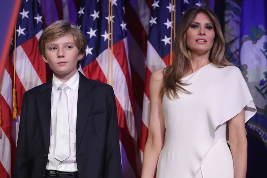 La familia Trump celebra la victoria