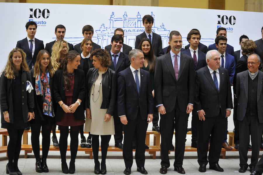 El Rey visita la Universidad de Deusto