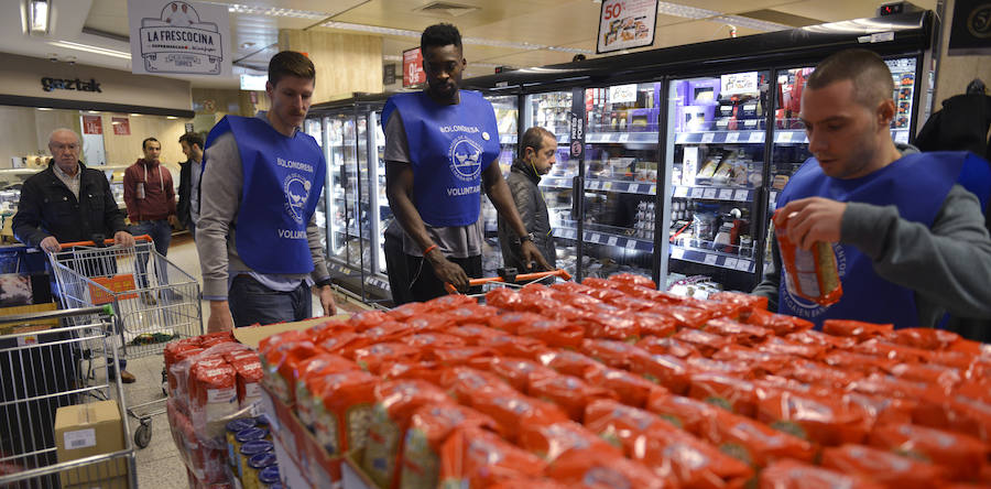 El Bilbao Basket se compromete con la recogida de alimentos