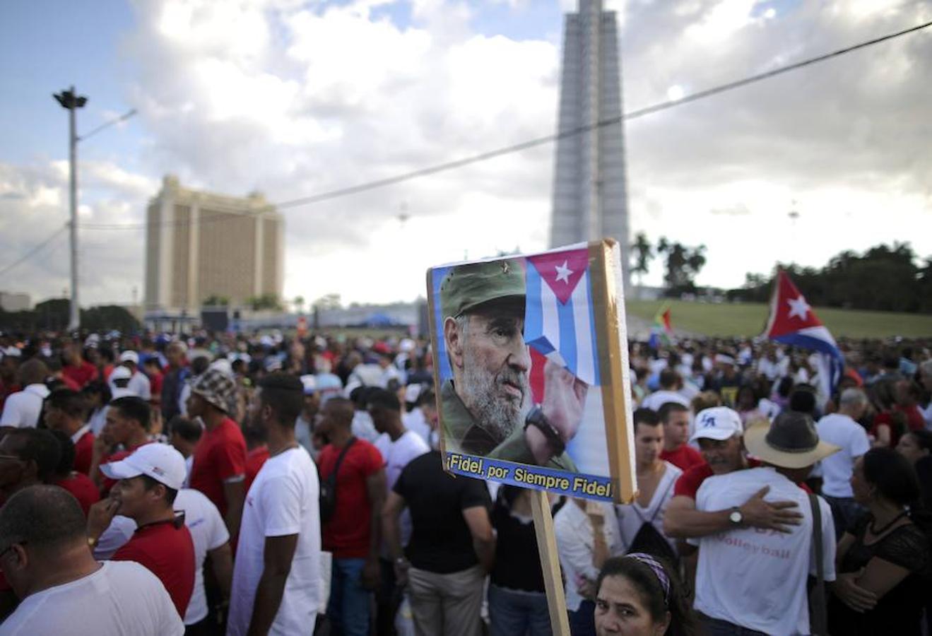 El masivo último adiós de La Habana a Fidel