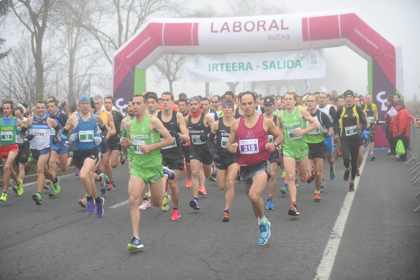 La Media Maratón de Vitoria (Salida y primer tramo)