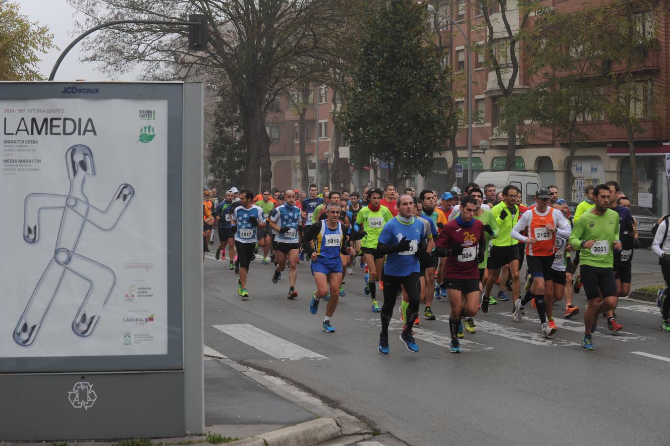 La Media Maratón de Vitoria (Salida y primer tramo)