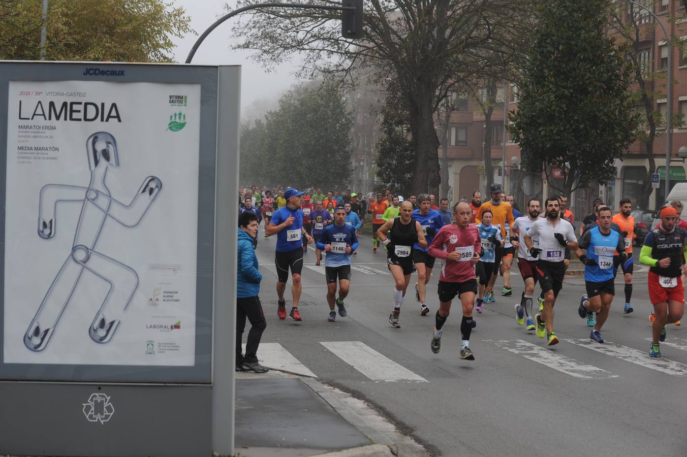 La Media Maratón de Vitoria (Salida y primer tramo)