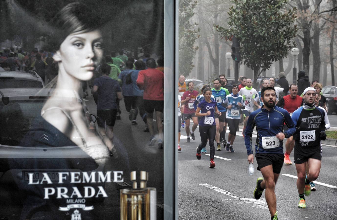 La Media Maratón de Vitoria (Salida y primer tramo)