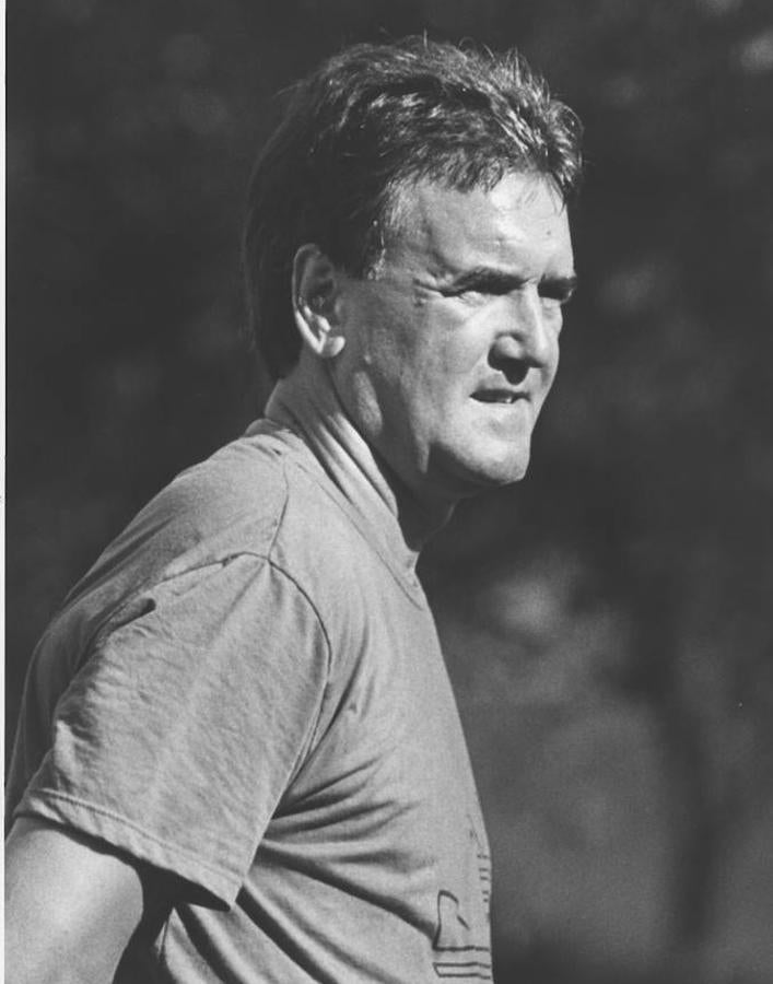 En 1988, como técnico rojiblanco.. 