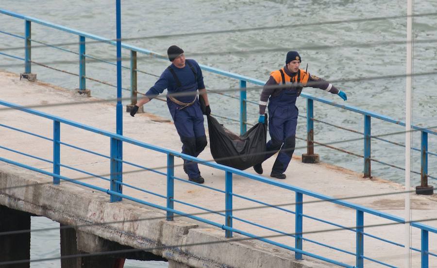 Mueren los 92 pasajeros de un avión militar ruso estrellado en el Mar Negro