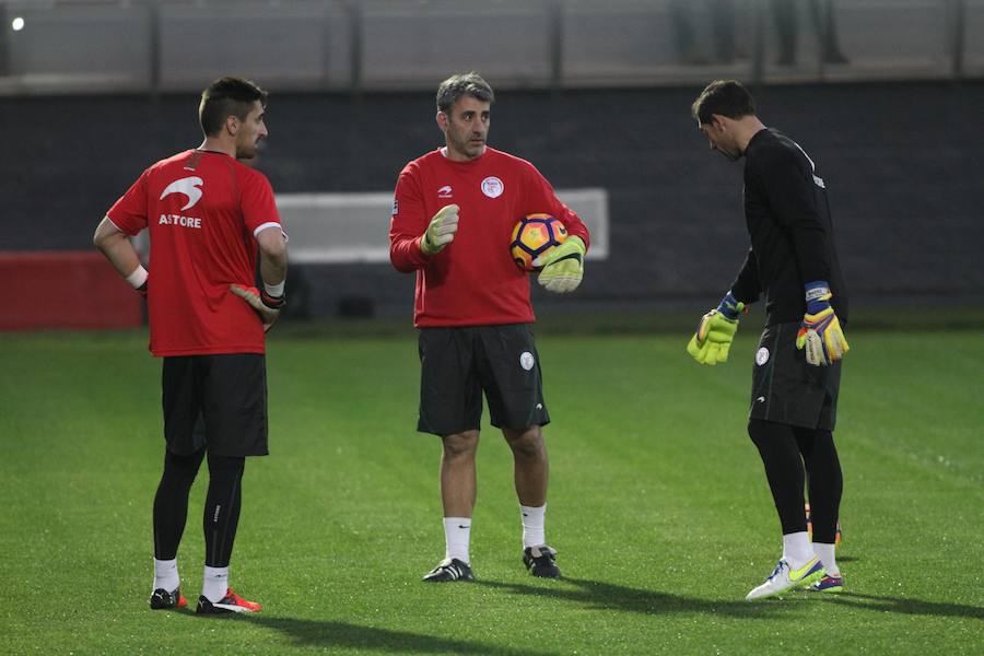 El entrenamiento de Euskal Selekzioa, en imágenes